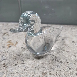 Vintage Kristallglas Ente Figur Swd 1981 signiert - Bild 1 von 6