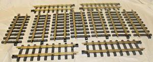 Vtg. Lot 11 New Bright Co 1994 Holiday Express 380 Series Straight Track AS IS - Picture 1 of 15