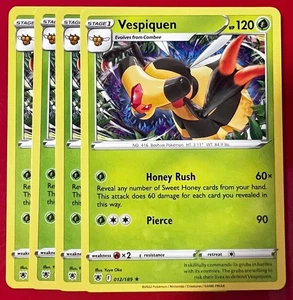 4x Vespiquen 012/189 Pokémon TCG Astral Radiance NM Playset Lot Rare - Picture 1 of 1