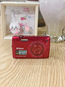 Nikon COOLPIX S4300 16MP 6x Zoom Digital Camera Plum Touchscreen Tested Red - Picture 1 of 5