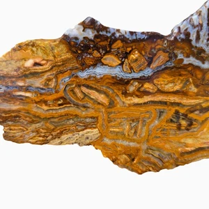 Lysite Agate Slab - Brecciated Blue - Wyoming Old Stock - Picture 1 of 5