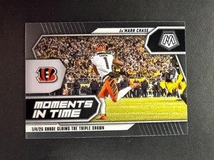 Ja'Marr Chase 2025 Panini Mosaic Moments In Time #8 - Picture 1 of 2