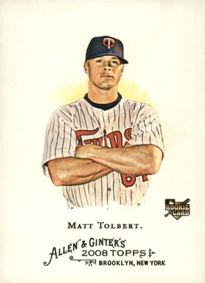 2008 Topps Allen & Ginter #272 Matt Tolbert Minnesota Twins - Image 1 of 2