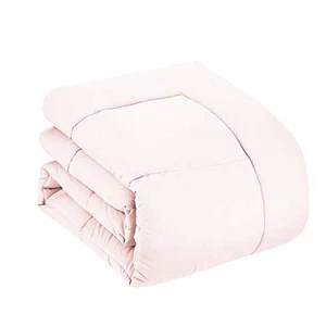 Daunen Alternative Bettdecke Ganzjahreswärme Luxuriös Plüsch Queen Hellrosa - Bild 1 von 4