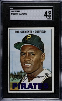 1967 Topps - Roberto Clemente #400 SGC 4 Foto 1 de 2