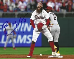 Autogramm Brandon Marsh Philadelphia Phillies 8x10 Foto - COA - Bild 1 von 1