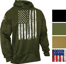 Distressed US Flag Concealed Carry Hoodie American Patriotic Sweatshirt