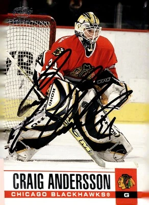 Craig Anderson - Signed 2003-04 Pacific Card #68 - Image 1 of 2