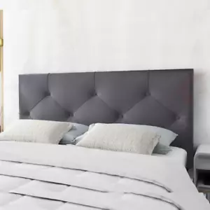 STOREX 24 inch Plush Fabric Padded Headboard For Devan Bed Bedroom 24 inch Hight - Picture 1 of 13