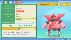 Shiny Magmortar 6IVs Pokemon BDSP - Picture 1 of 4