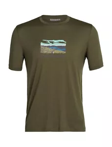 Icebreaker Tech Lite II Short Sleeve Tee Trailhead (S) Loden 195440581308 - Picture 1 of 1