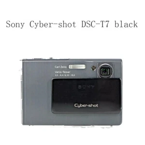 Sony Cyber-shot DSC-T7 5.1MP CCD Vintage Digital Camera - 100% Working-Black - Picture 1 of 12