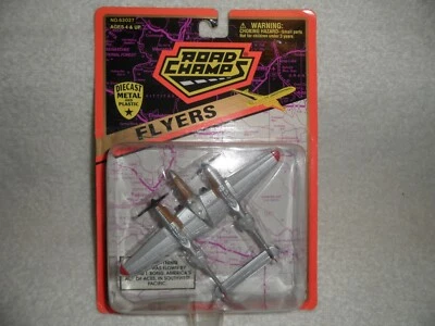 Volantes diecast Road Champs Marge P-38J Lightning n.º 62027 (c) 1996 nuevos Foto 1 de 4