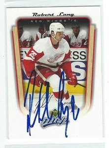 Robert Lang Signed 2005/06 Upper Deck MVP Card #141 - Picture 1 of 1