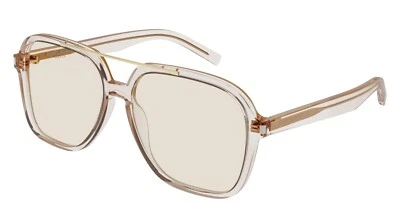 Gafas de sol Saint Laurent SL 545 marrón claro/amarillo claro (002) Foto 1 de 2