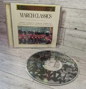 Classical Treasures March Favorites Audio CD Canada 1997 Mozart Bizet Beethoven+ - Foto 1 di 5