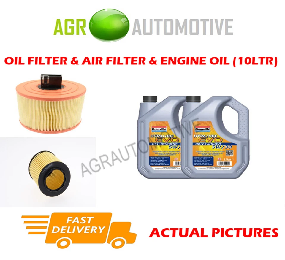 OEM SPEC PETROL OIL AIR FILTER KIT + VL 5W30 OIL FOR BMW 325I 3.0 218 2007-12 - Image 1 of 1