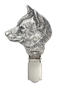 Shiba Inu clipring Anzahl Halter, Silber bedeckt, Art Dog, CH - Bild 1 von 8