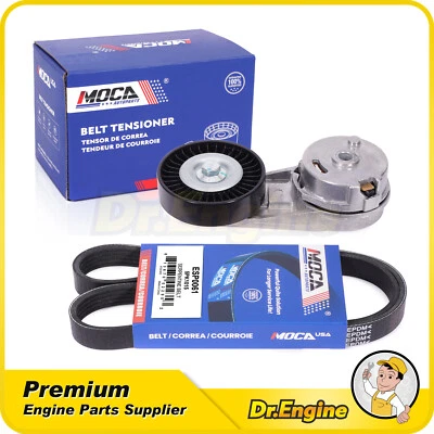 Conjunto de tensor de correa Serpentine para Chevy Cobalt Pontiac Sunfire Saturn L4 Foto 1 de 4