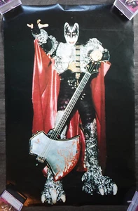 🔥Vintage 1979 KISS Gene Simmons Aucoin Poster AUCOIN Viewmaster RARE - Picture 1 of 5