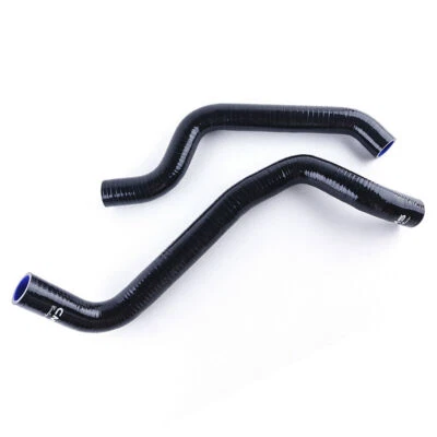 Black For 1990-2000 Mitsubishi 3000GT GTO Dodge Stealth Silicone Radiator Hose Foto 1 de 4