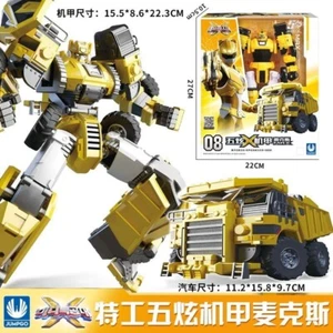 MINIFORCE PENTA X BOT MAX Ver T. Maxbot Yellow Transforming Robot Truck Car - Picture 1 of 7