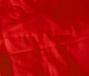 Tela de mezcla de algodón rojo tomate se vende por yarda 60" de ancho - Imagen 1 de 1