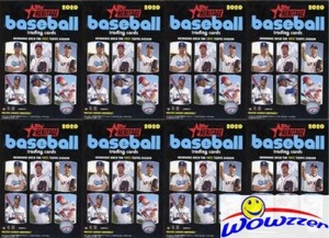 (8) 2020 Topps Heritage Baseball EXCLUSIVE Factory Sealed HANGER Box-280 Cards!