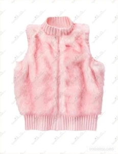 NWT Gymboree Enchanted Winter Faux-Fur Vest Size 5-6 7-8 10-12 Petal Pink Girls - Picture 1 of 1