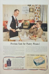1941 A & P Food stores Vintage Ad Precious loot for pantry pirates - Imagen 1 de 1