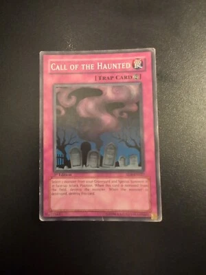 Yu Gi Oh Card - Call of the Haunted - 1st Edition - SD4-EN027 MP - Image 1 of 2