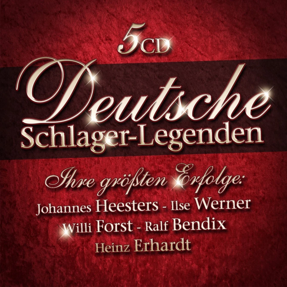 CD German Schlager Legends 5CDs With Johannes Heesters, Ilse Werner, Heinz Erh - Image 1 of 1