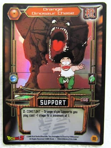 2005 Score Limited Dragon Ball Z DBZ CCG Orange Dinosaur Chase #50 Foil Gohan - Picture 1 of 4