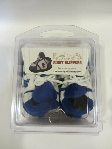 Baby's First Slippers - U of Kentucky Wildcats  Birth - 9 Mo.  NEW  (1220BL14) Cover