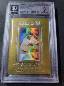 🌟 2007 Topps Sterling Framed Gold #4/9 HOF Tony Gwynn #145 BGS 9 POP 1