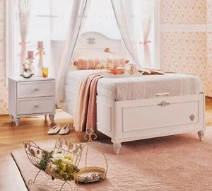Cilek Romantic Bett mit Bettkasten (100x200 cm) Base Bett - Bild 1 von 4