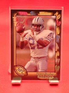 1991 Wild Card 89 Barry Sanders Detroit Lions - Picture 1 of 2