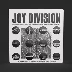 Joy Division: 12-badge "Special Edition" set designed in 1978 by Steve McGarry - Picture 1 of 3