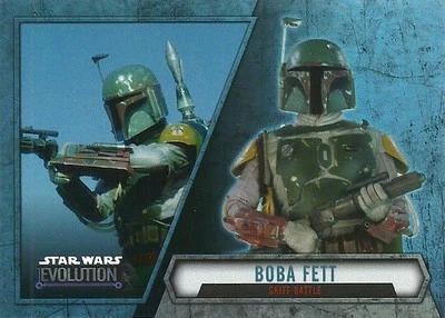 2016 Topps Star Wars Evolution BOBA FETT SP-6 Base SP Variations  - Image 1 of 2