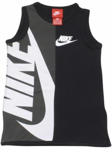 Nike Little Boy's Tank Top Crew Neck Black - Picture 1 of 10