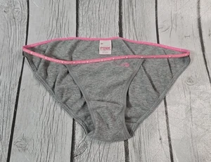 Y2k Victoria’s Secret PINK Hunde String Vintage Bikini Höschen grau M - Bild 1 von 3