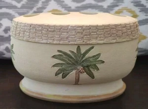 4 Hole Palm Tree Toothbrush Holder - Picture 1 of 6