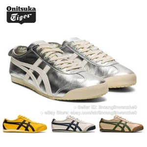 ZAPATILLAS DEPORTIVAS UNISEX CÓMODAS PARA CAMINAR ONITSUKA TIGER MEXICO 66 AMARILLAS/NEGRAS - Imagen 1 de 41