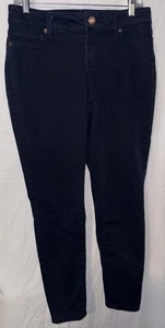 Maurices M Skinny Jeans dunkelblau Stretch Denim Mid Rise Hose 29 Schrittlänge - Bild 1 von 6