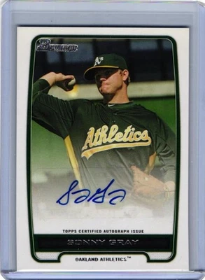 2012 Bowman Prospect Auto Sonny Gray #BPA-SG - Image 1 of 2
