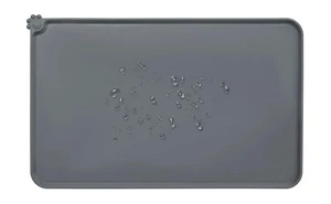 Pet Food Mat Cat Dog Puppy Silicone Feeding Non Slip Waterproof Bowl Mat 18x12in - Picture 1 of 36