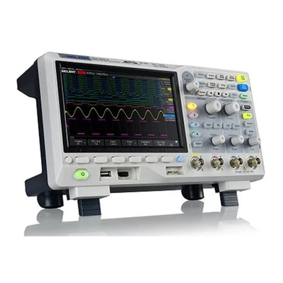 Siglent SDS1104X-E 100Mhz Digital Oscilloscope 4 Channel Standard Decoder Gray - Image 1 of 4