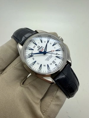 Omega Seamaster Aqua Terra 43mm Titanium GMT Auto Watch 231.92.43.22.04.001 B+P - Image 1 of 4