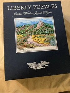 Rompecabezas de madera Liberty Puzzles, Chautauqua Trail, 406 piezas, Janice Larson - Imagen 1 de 13