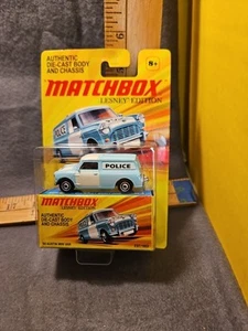 Matchbox Lesney Edition '65 Austin Mini Van Police Baby Blue - Picture 1 of 6